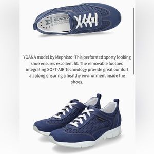 Mephisto Yoana Lace-Up Sneakers 👟